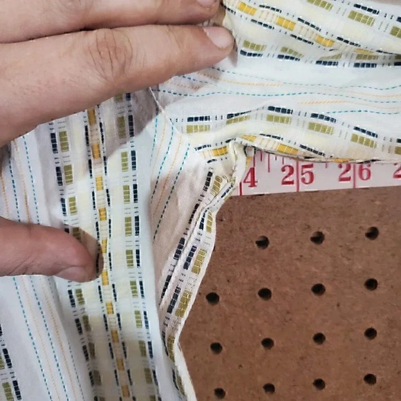 The Territory Ahead Mens Large Long Sleeve Button Down Shirt 100 Cotton Striped - Picture 8 of 10